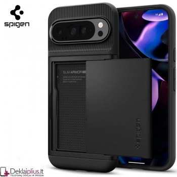 Spigen Slim Armor Cs dėklas - juodas (Google Pixel 9 Pro Xl)